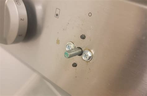 gas oven knob won't turn off